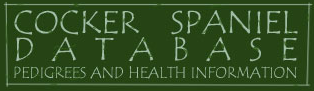 Cocker Spaniel Database